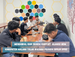 Mengawal Hak Suara Rakyat: Aliansi BEM Kabupaten Malang Tolak Wacana Pilkada Dipilih DPRD
